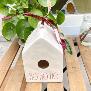 Rae Dunn Christmas Ho Ho Ho Birdhouse